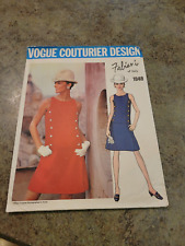 VOGUE Couturier Design #1948 Pattern UNCUT Vintage FABIANI OF ITALY Size 10 picture