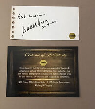 Autograph Dabs Greer Signature On Album Page COA Preacher Little House picture