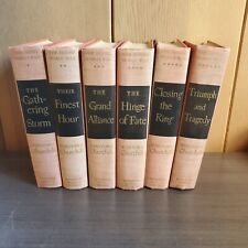 Full Set of 6 Winston Churchill History The Second World War Hardcover Books picture