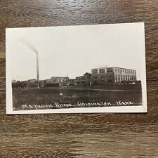 RPPC Missouri Pacfic Railroad Shops Hoisington Kansas Real Photo Postcard picture
