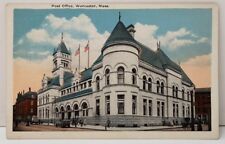 Worcester Massachusetts Post Office Vintage J.L. Williams Postcard C16 picture