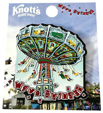 Knotts Berry Farm Lapel Pin #89 WAVE SWINGER Limited for Park 100th Anniversary picture