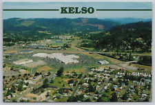 Kelso WA Aerial View Three Rivers Mall Cowlitz County Vintage 6x4 Postcard B16 picture