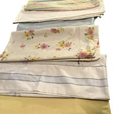 Pillow Case Mixed Lot of 6 60s 70s MCM Retro Florals Zippered Crafts Cutters Vtg picture