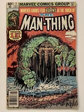 Man-Thing #1 (1979) (vol 2) - 40 Cent Cover - (VG /6.5-7.0) VINTAGE KEY MCU picture