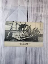 Postcard The U.S.S. Chicago Cruiser Navy Chicago Bear Mascot Rare Posted 1907 picture