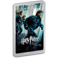 Harry Potter and the Deathly Hallows Part 1 1oz Pure Silver Coin - NZ Mint picture