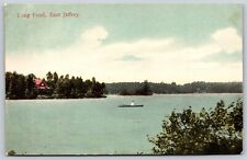 Postcard Long Pond, East Jaffrey NH (trimmed?) 1907 U118 picture