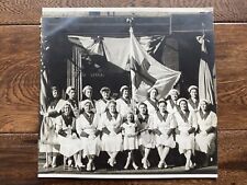 Red Cross Nurses & Little Girl 1942 Group & Flags Original Vintage Photo picture