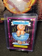 2023 Topps Chrome Sapphire Garbage Pail Kids Fuchsia #215a MEGHAN STRAINER 47/75 picture