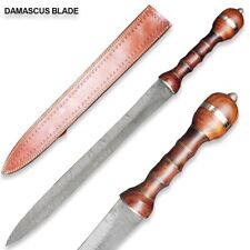 Historical Custom Made Damascus Steel Gladiator Sword 30