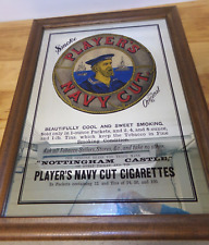 Smoke Player's Navy Cut Cigarettes Mirror Nottingham Castle 18.5 x 25 Framed picture