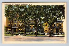 Amsterdam NY-New York, City Hospital, Vintage Postcard picture