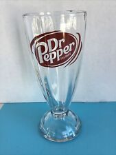 Vintage Dr Pepper 10 oz Pedestal  Soda Fountain Style Glass made of Glass EUC picture