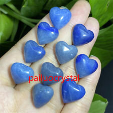 10pc Natural blue Aventurine Mini Heart Skull Quartz Crystal Pendant Healing Gem picture