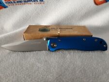 Sarge Knives SK-80BL Blue Diamond Liner Lock Folding Pocket Knife picture