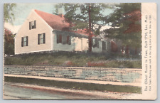 Postcard The Oldest House in Town Built 1790 Lee, Mass. A119 picture