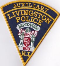 Livingston Police Auxiliary New Jersey NJ Police patch  picture