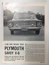PlymouthArt48 Article Road Test 1962 Plymouth Savoy V-8 November 1961 4 page picture