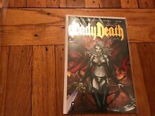 Lady Death Chaos Rules 1 signed and Scorched earth 1 signed and b&w NM picture