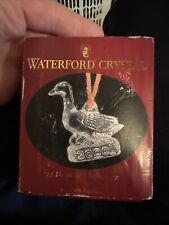 Waterford Crystal Six Geese Ornament 2000 6th Edition New in Box picture