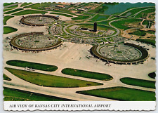 Continental Size Postcard - Kansas City International Airport - MO picture