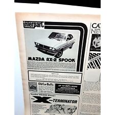 Vintage 1972 Mazda RX2 Spook Interpart Ad Original epherma picture