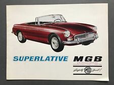 1967 MGB Car Sales Brochure Retro MG Car Memorabilia picture