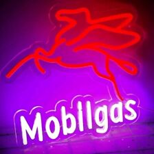 Mobilgas Pegasus Flying Horse Mobil Gas Oil Neon Lamp Sign 17