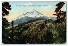 1910 Scenic View Mount Jefferson Beautiful Oregon OR Antique PNC Series Postcard picture