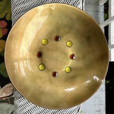 MCM BOVANO of CHESHIRE Conn Enamel on Copper Shallow Bowl Mid Century 9