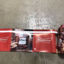 50 Feet Budweiser America Advertising Banner Beer Man Cave Beer Decor 6” Tall picture