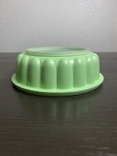 Vintage Tupperware Jello Mold Mint Green 3 Piece Set 1202 Ice Ring VTG Kitchen picture