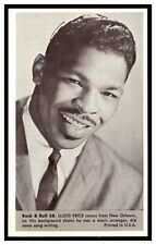 1959 NU-CARDS ROCK & ROLL STARS LLOYD PRICE #38 HI GRADE PACK FRESH OPENED BY ME picture