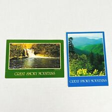 Set of 2 Vintage Great Smoky Mountains National Park Postcard Ft Meyers Florida picture