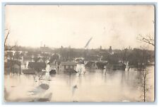 c1910's Johnstown Flood Houses Disaster RPPC Photo Posted Antique Postcard picture