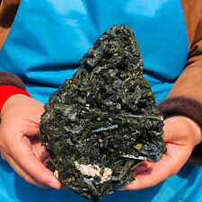 3.76LB Natural GreenTourmaline Quartz Crystal Freeform Mineral Specimen Healing picture