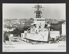 1983 San Diego CA Naval Training Center USS Recruit Ship Vintage Press Photo picture