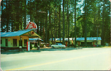 1950s MUIR MOTEL Miller Cave Junction Oregon Highway 199 ~ Vintage Postcard picture