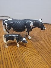 Schleich farm animals:  cow & calf picture