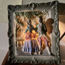 Vintage Victorian Night Light with Couple Occupied Japan 