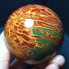 TOP 313G Natural Polished Colorful Agate Crystal Sphere Ball Healing BA2658 picture