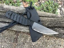 Joe Watson Chisel Ground Custom Fixed Blade Knife W/ 154cm & Kydex Sheath picture