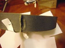 GENUINE GREEN MILITARY GRADE WEB BELT MATERIAL CUT 50 INCHES FOR YOUR BUCKLE  picture