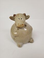 Unique Vintage Pottery Cow picture