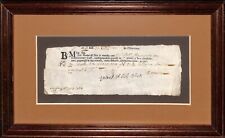 Italy early Pre Philatelic framed antique letter document Chiavenna 1763 picture