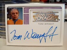 Complete Star Trek Voyager Tom Wright A10 Autograph Card as Tuvix 2002 NM  picture