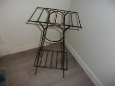 Mid Century Modern Vintage  Metal Telephone Plant Record Magazine Stand picture