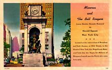 Postcard Minerva & the bell Ringers Herald Square, New York City, New York picture