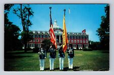 Front Royal VA-Virginia, Randolph Macon Academy, Antique Vintage c1957 Postcard picture